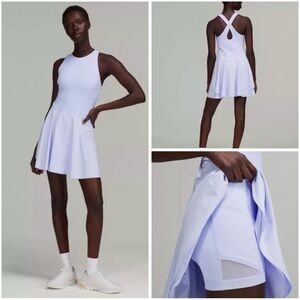 Lululemon Pastel Blue Court Crush Tennis Dress